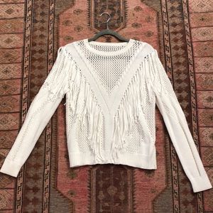 Fringe sweater